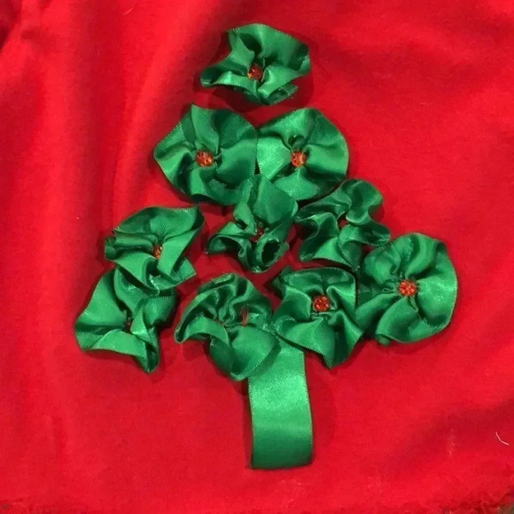 Bundle of 2 Christmas dresses, one Rare Editions size 3T, Emily Rose size 4 - Picture 3 of 8